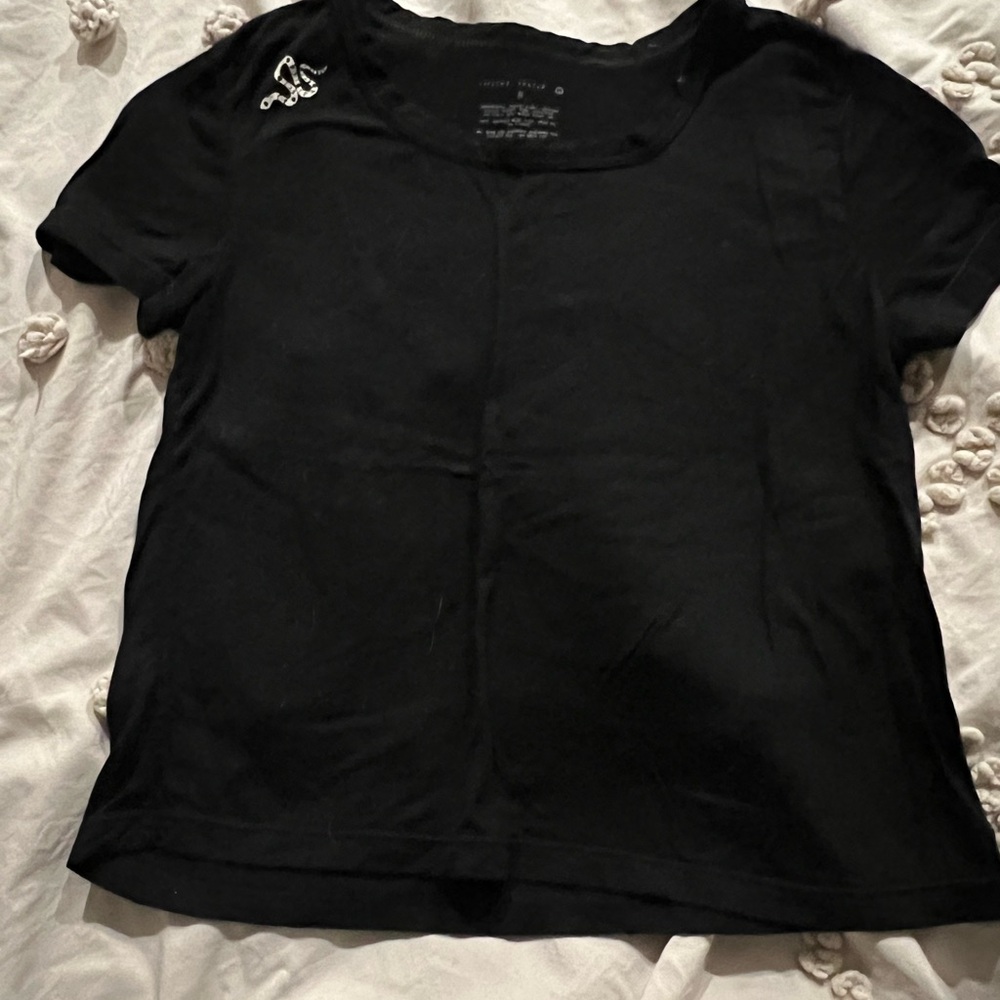 Purusha People Black Short Sleeve Women's Tee